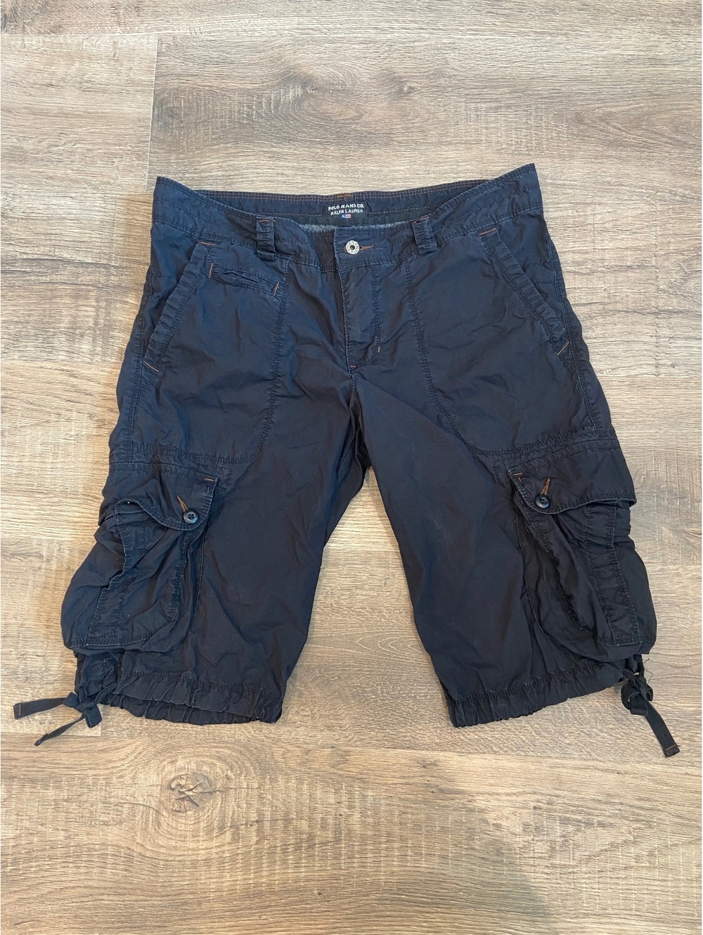 Womens Polo Jeans Co. Ralph Lauren Vintage Shorts Capris pockets 10 Cotton%